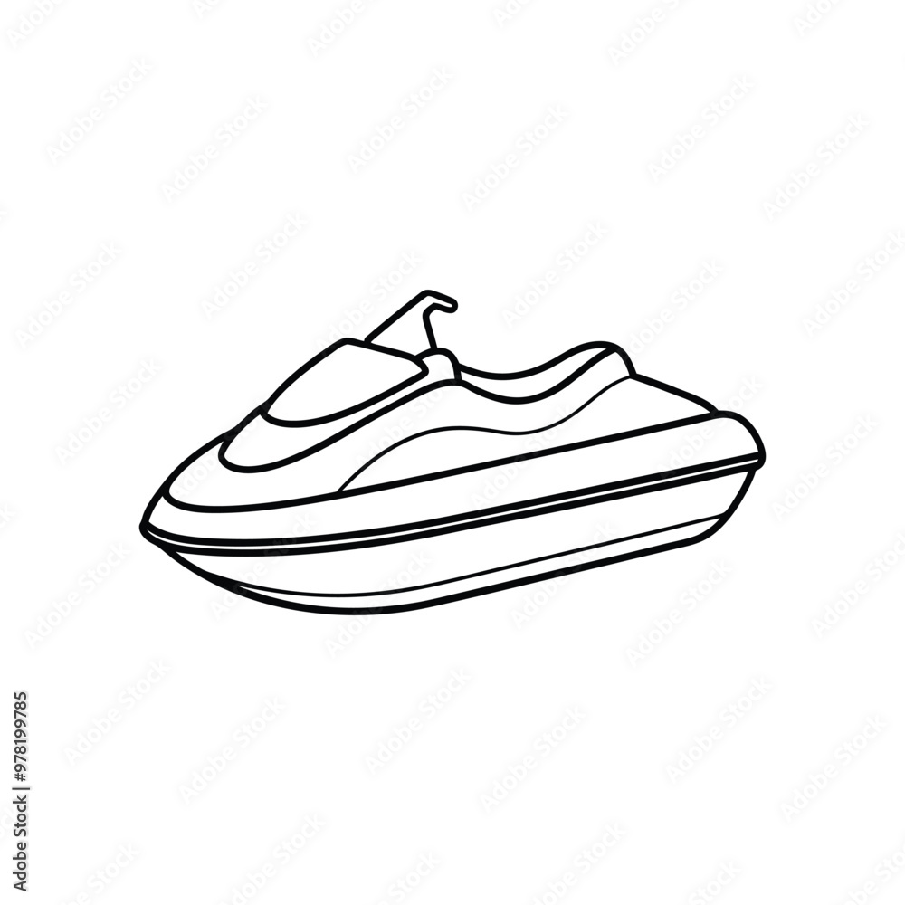 personal water boat silhouette vector illustration on white background
personal water boat silhouette vector illustration on white background