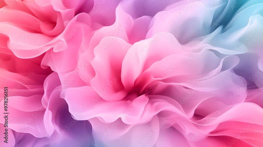 Abstract swirling florals in pastel tones, seamless and flowing, soft gradient background, creating a dreamy and delicate feel, Watercolor Style Abstract swirling florals in pastel tones, seamless and flowing, soft gradient background, creating a dreamy and delicate feel, Watercolor Style