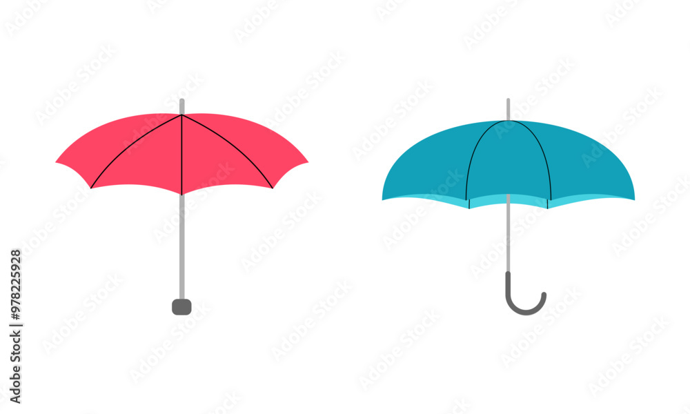 Umbrella logo, portable, collapsible devices designed to shield from rain or sunlight Umbrella logo, portable, collapsible devices designed to shield from rain or sunlight