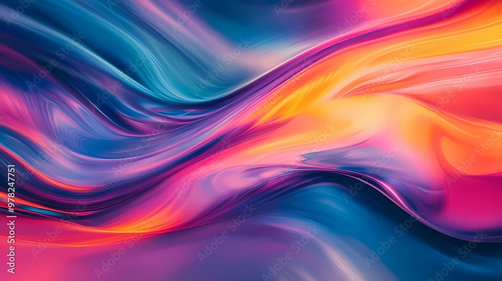 Abstract Swirling Colors. Abstract Swirling Colors.