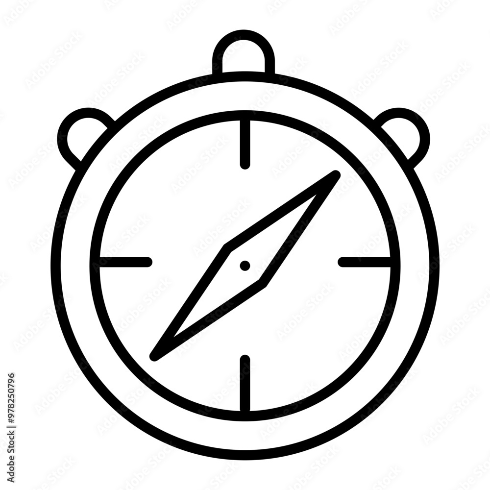 compass outline icon compass outline icon
