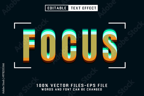 Focus Editable Text Effect