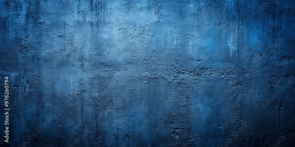 Fototapeta premium Abstract cement concrete wall with textured dark blue and navy colors