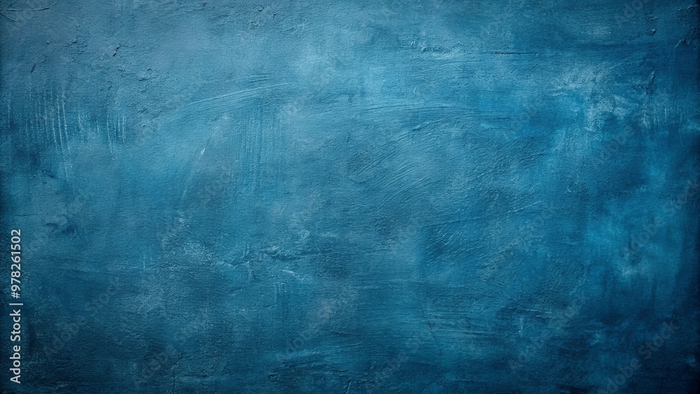 Fototapeta premium Dark blue cement overlay on a chalkboard background