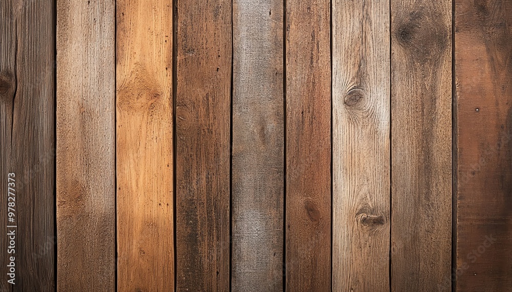 Weathered barn wood background with rustic textures, warm earthy tones, aged and vintage Weathered barn wood background with rustic textures, warm earthy tones, aged and vintage