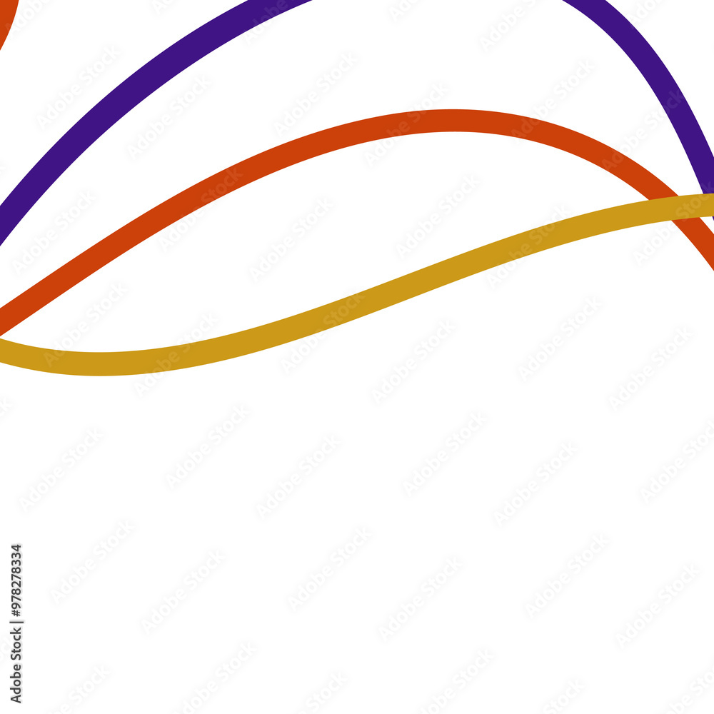 Purple orange yellow curve lines decor Purple orange yellow curve lines decor