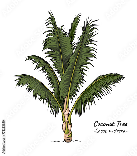 Coconut Tree illustration 2