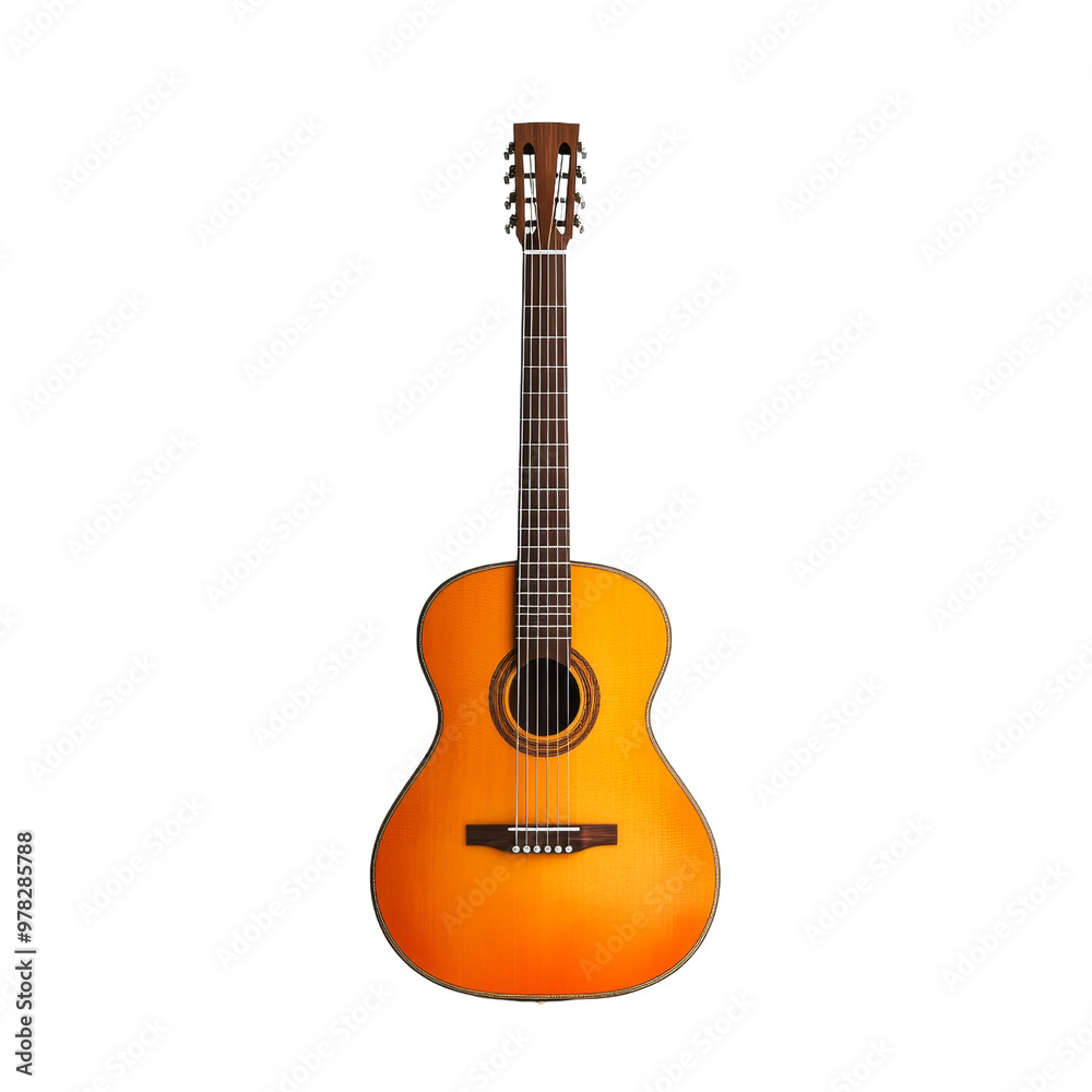 Obraz premium Acoustic Guitar Isolated