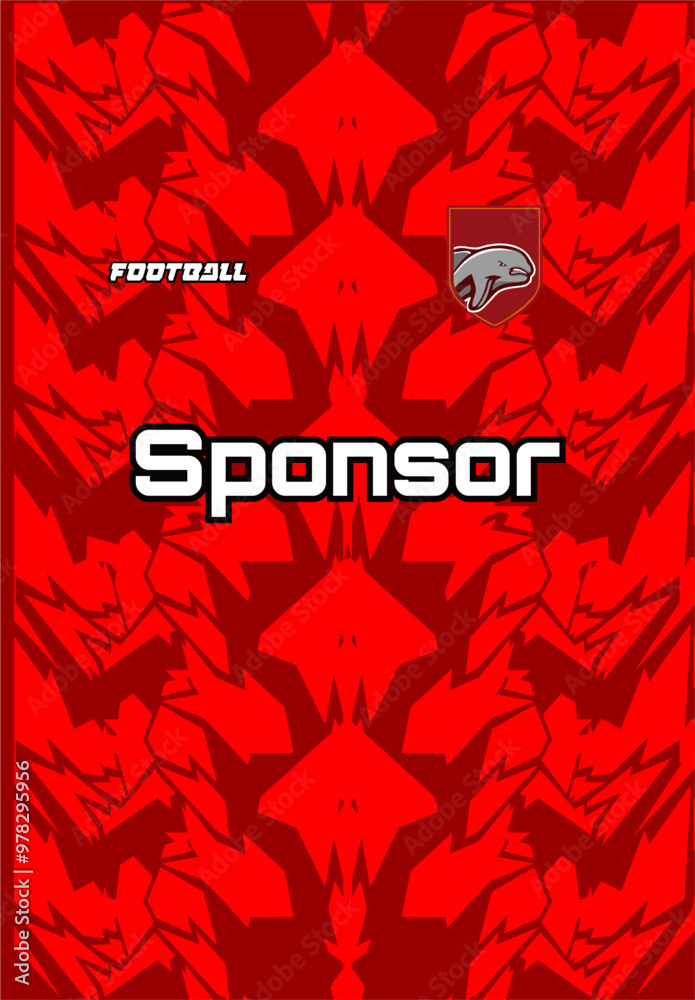 Obraz premium background jersey pattern for sublimation printing. soccer , basketball, volleyball uniform tshirt