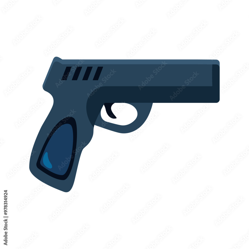 police gun automatic