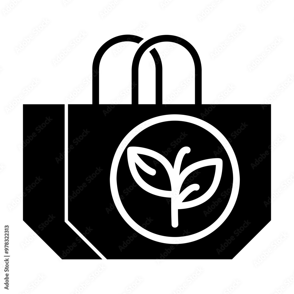 eco bag Solid icon eco bag Solid icon