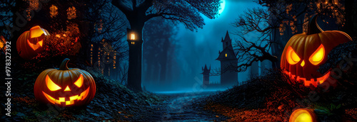 banner Free halloween background wallpaper page illustration post