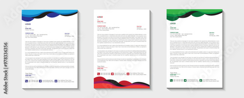  Corporate Letterhead Design Template