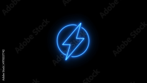 Dynamic Thunderbolt: A 3D Electric Energy Icon Representing Power, Safety, and Innovation in Business and Technology, Symbolizing Strength and Protection Against Storms and Dangers