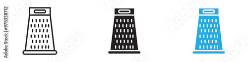 Cheese grater icon vector