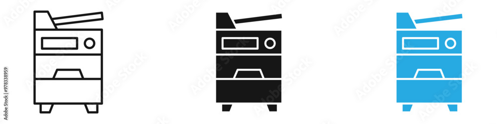 Copy Machine Icon vector Copy Machine Icon vector
