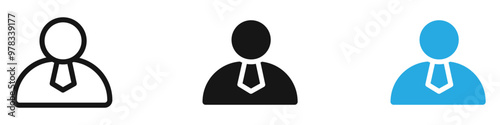 employee icon vector