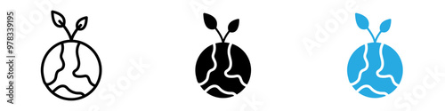 Environment icon vector