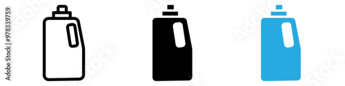 liquid detergent icon vector
