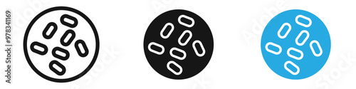 Yeast icon vector
