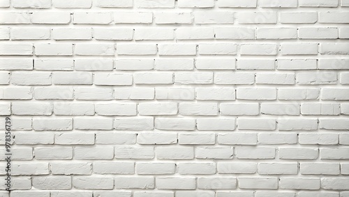 White Brick Wall Texture.