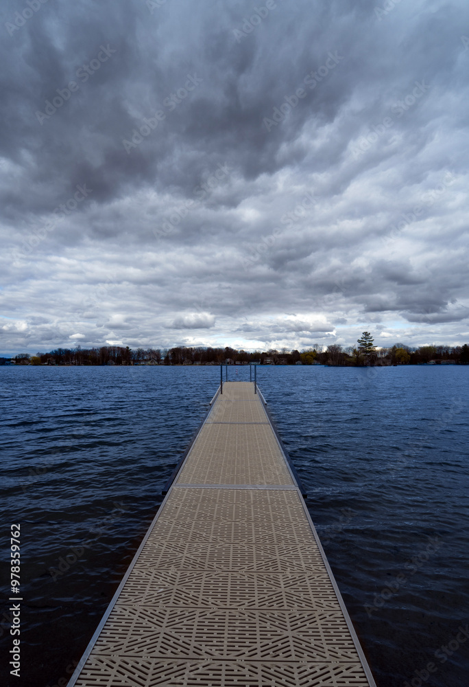 Obraz premium Boat launch dock