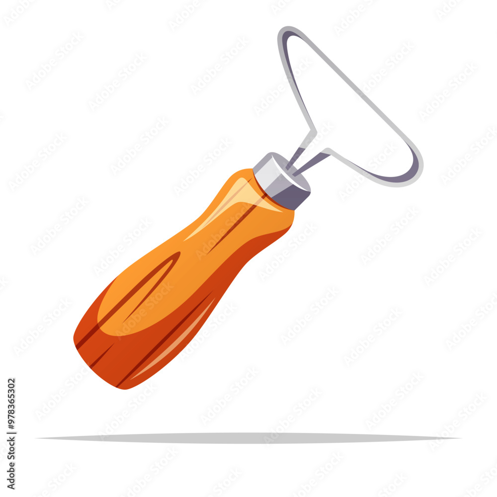 Obraz premium Ceramic loop tool vector isolated illustration