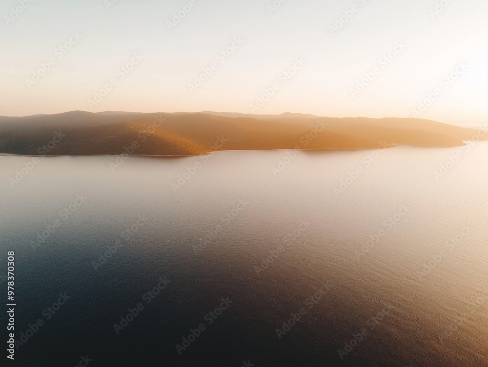 Obraz premium 湖上日出