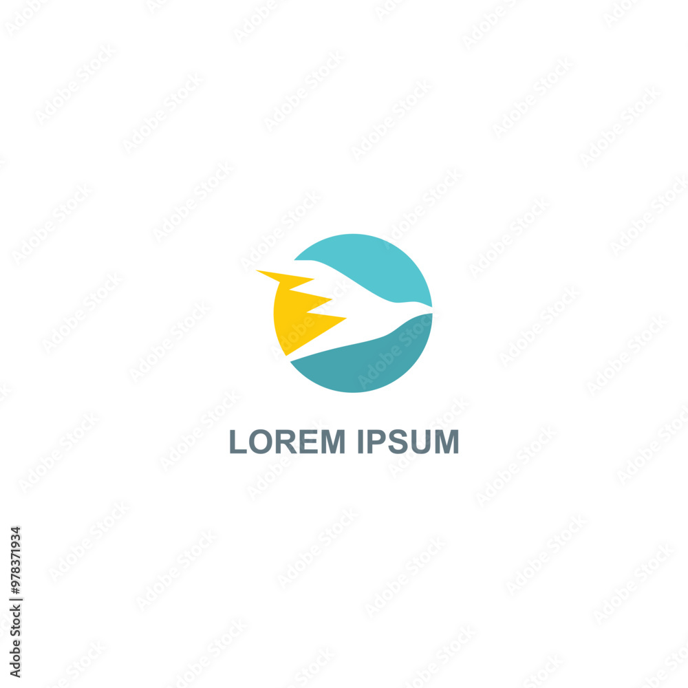 Fototapeta premium Fly bird logo