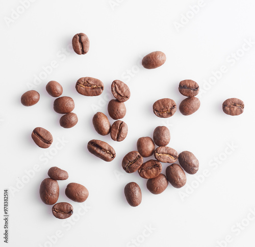 Fresh Whole coffee beans photo