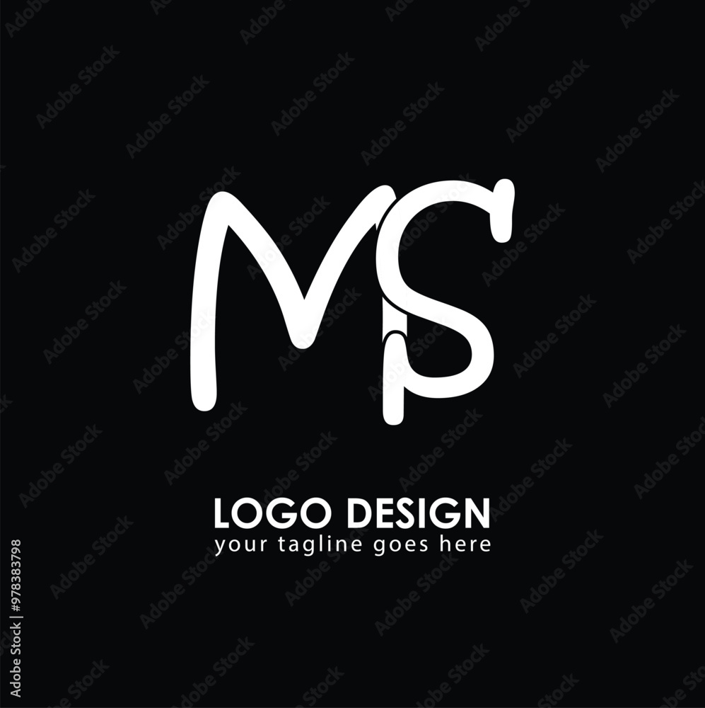 MS MS Logo Design, Creative Minimal Letter MS MS Monogram MS MS Logo Design, Creative Minimal Letter MS MS Monogram