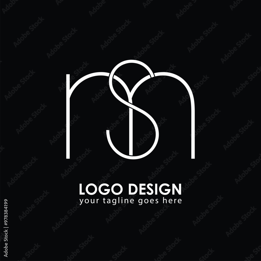 MS SM Logo Design, Creative Minimal Letter SM MS Monogram MS SM Logo Design, Creative Minimal Letter SM MS Monogram