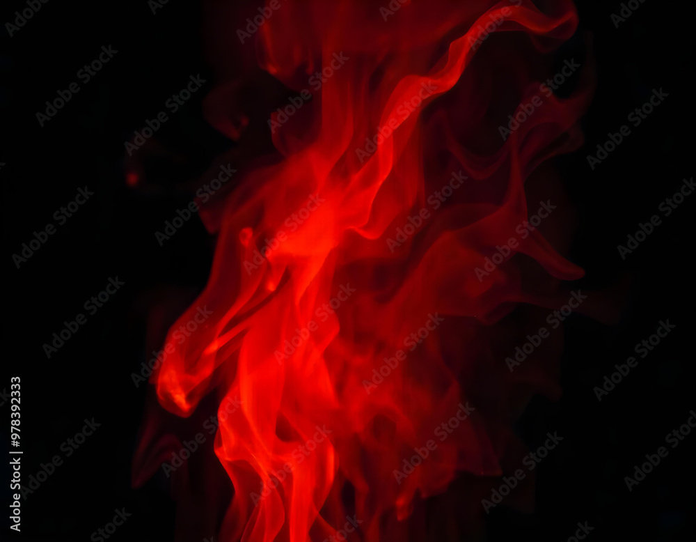 Fototapeta premium Red Black Marble Oil Ink Liquid Swirl Texture Pattern Background. Generative AI