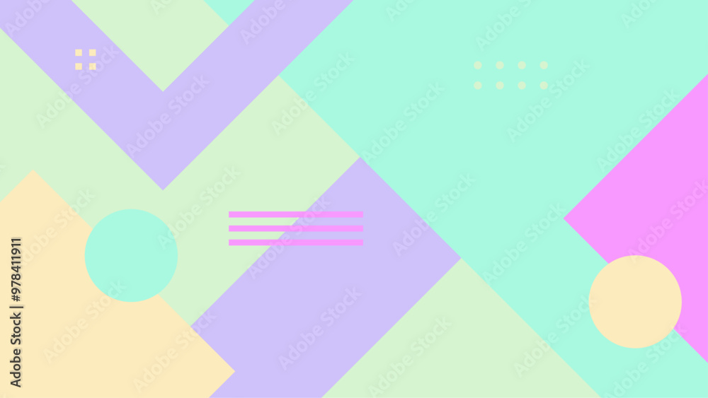 Colorful retro geometric pattern with pastel shapes and abstract design elements. This vibrant retro geometric pattern features pastel colors and abstract design elements Colorful retro geometric pattern with pastel shapes and abstract design elements. This vibrant retro geometric pattern features pastel colors and abstract design elements