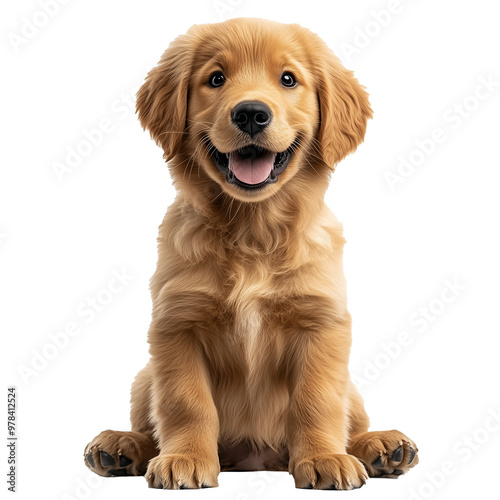 Happy Golden Retriever Puppy