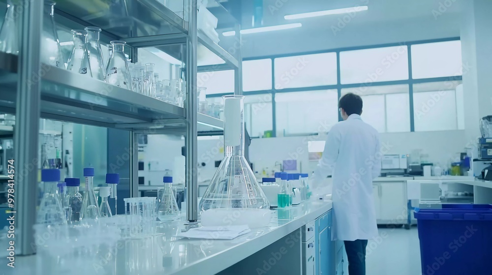 
professional health care researchers working in life of medical science laboratory, technology of medicine chemistry lap experiment for hospital