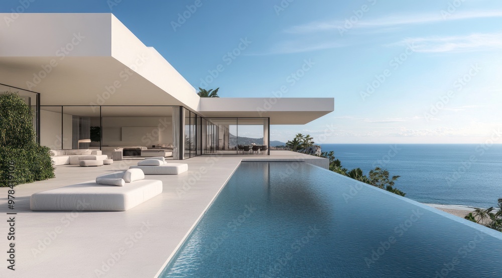 Modern Villa with Infinity Pool Overlooking the Ocean Modern Villa with Infinity Pool Overlooking the Ocean