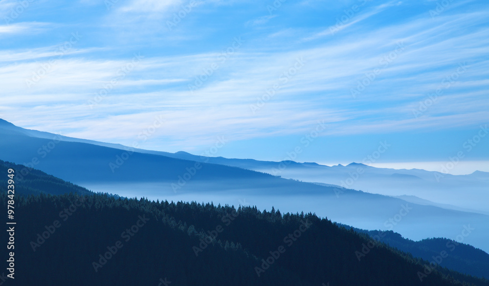 Obraz premium Mountain landscape, Island Tenerife, Canary Islands, Spain, Europe.