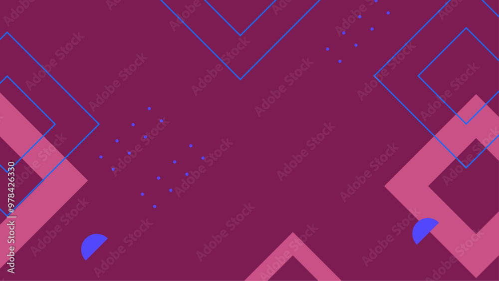 Abstract geometric shapes on a vibrant purple background with modern design elements. A contemporary design featuring abstract geometric shapes on a vivid purple background Abstract geometric shapes on a vibrant purple background with modern design elements. A contemporary design featuring abstract geometric shapes on a vivid purple background