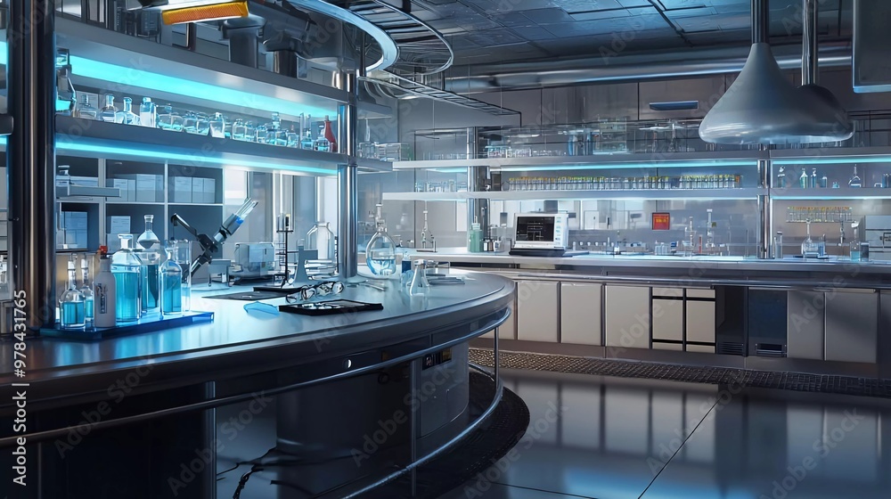 Fototapeta premium good science laboratory