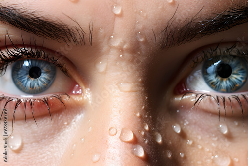 Stunning Portrayal of Heterochromia: A Tale of Two Eye Colors photo