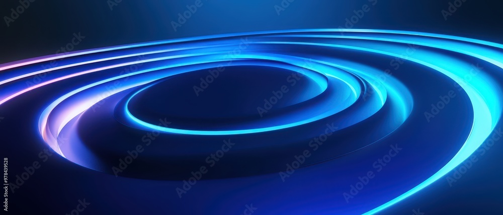 Blue top table with swirling neon shapes, abstract digital art background, futuristic minimalism, blue top table, abstract modern Blue top table with swirling neon shapes, abstract digital art background, futuristic minimalism, blue top table, abstract modern