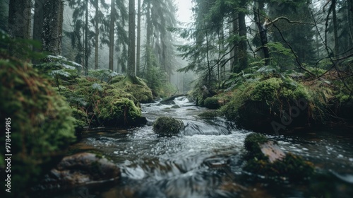 Mystical Forest Stream