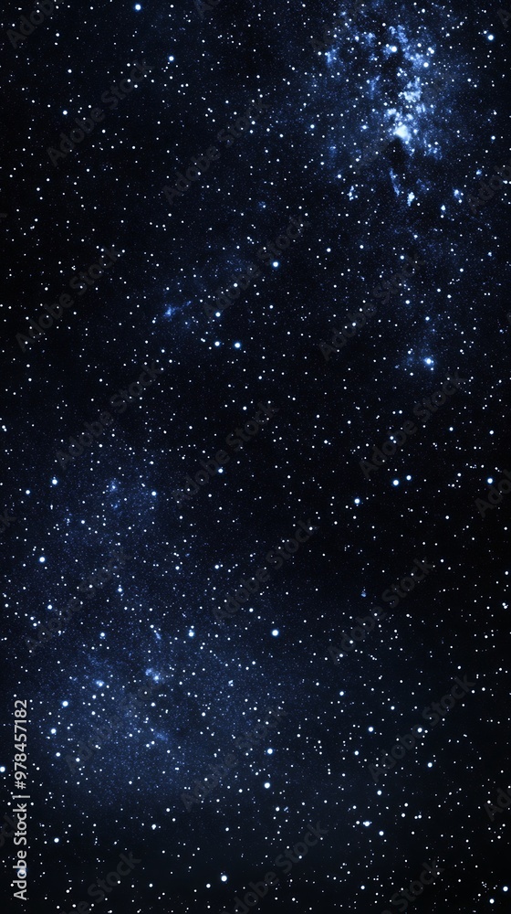 Obraz premium Night full of Stars universe space ,A clear, unblemished view of a starry night sky featuring a dense array of twinkling stars against a dark backdrop ,Beautiful stars in the dark Sky lights , 
