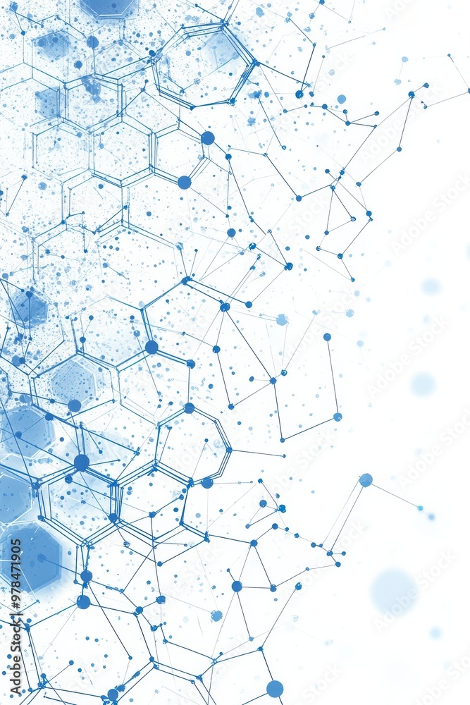 Abstract Technology Background with Hexagon Pattern Abstract Technology Background with Hexagon Pattern