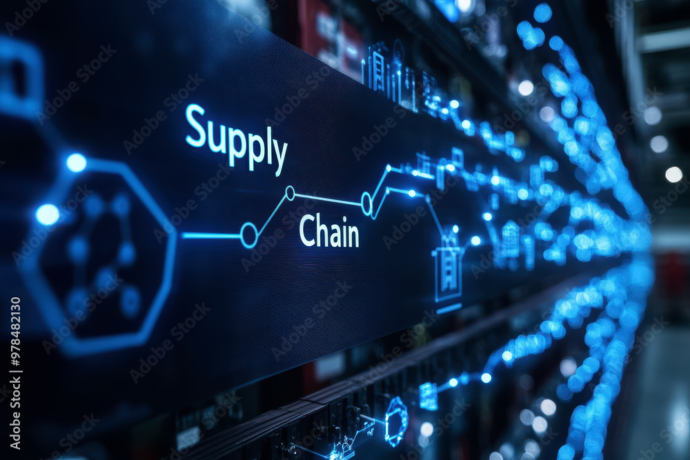 Supply Chain Management - SCM concept banner with icons and a description of them. Aspects of Modern Company Logistics Processes. Business Challenges Design. Supply Chain Management - SCM illustration Supply Chain Management - SCM concept banner with icons and a description of them. Aspects of Modern Company Logistics Processes. Business Challenges Design. Supply Chain Management - SCM illustration