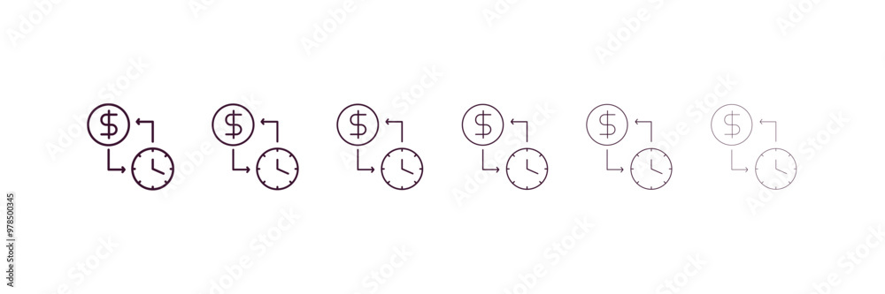 proof of capacity outline icon. Linear vector from cryptocurrency concept. 6 different line style proof of capacity icon included thin, light, regular, medium, bold, black proof of capacity outline icon. Linear vector from cryptocurrency concept. 6 different line style proof of capacity icon included thin, light, regular, medium, bold, black