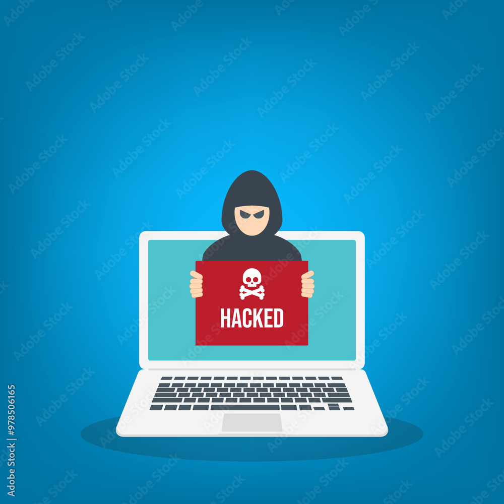 Hacker with hacked note, stealing confidential data, personal information and credit card detail. Hacking concept. Hacker with hacked note, stealing confidential data, personal information and credit card detail. Hacking concept.