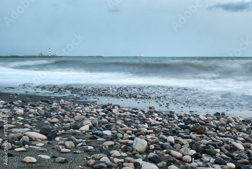 waves on the beach