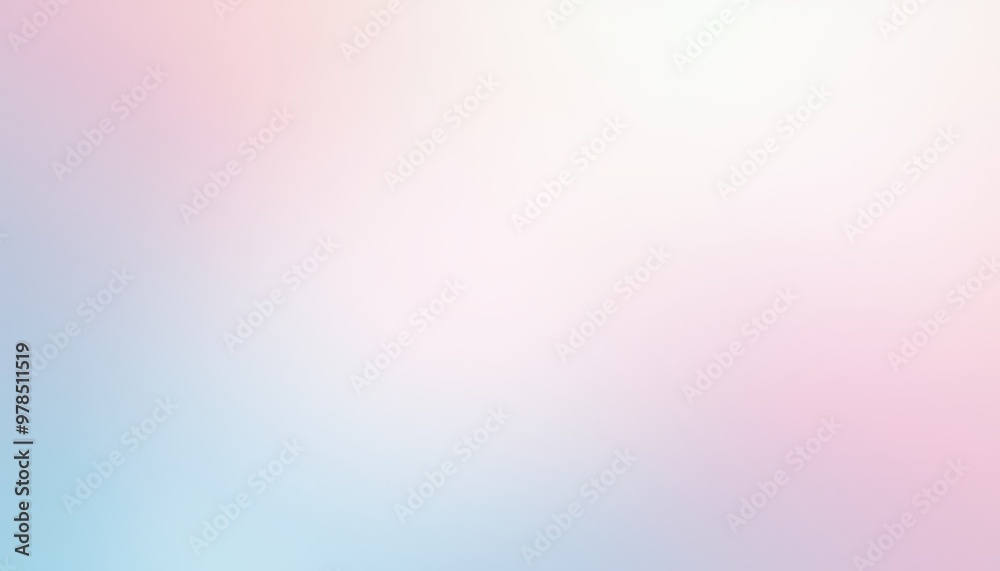 Abstract Pastel Pink and Soft Sky Blue Gradient Noisy Grain Background